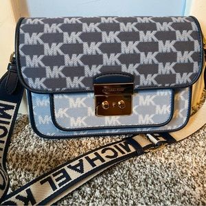 Michael Kors crossbody- dark blue, light blue, khaki